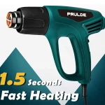 Portable Heat Gun 2000w  with Dual Temperature Hand Held Heat Shrink Gun Blower Power Tool Kit