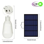 Portable LED Solar Lantern Tent Light Bulb Outdoor Solar Powered Camping Lights for Indoor, Emergency