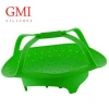 Portable Silicone Steamer Basket With Handle Vegetables Food Pressure Cooker Insert