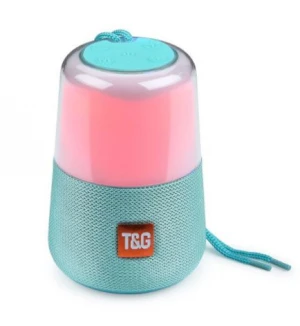 Portable TG-168 Fabric Speaker  TG Factory Direct Supply OEM  Mini Wireless Subwoofer Speaker With LED Flash