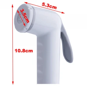Portable Toilet Bidet Handheld Shower Spray Head ABS Plastic Nozzle Washing Toilet Wash Rinse Jet Shattaf Diverter Set For Women