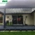 Import Powder coated frame finishing outdoor aluminum pergola bioclimatic in garden from China