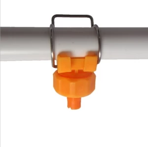 PP Plastic Clamp Clip Eyelet Spray Nozzles on Adjustable  Ball Joints Nozzle with Full Cone / Flat Fan Pattern Spraying