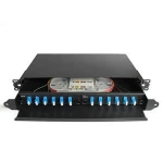 Pre-loaded fiber patch panel kits 12 port fiber optic patch panels