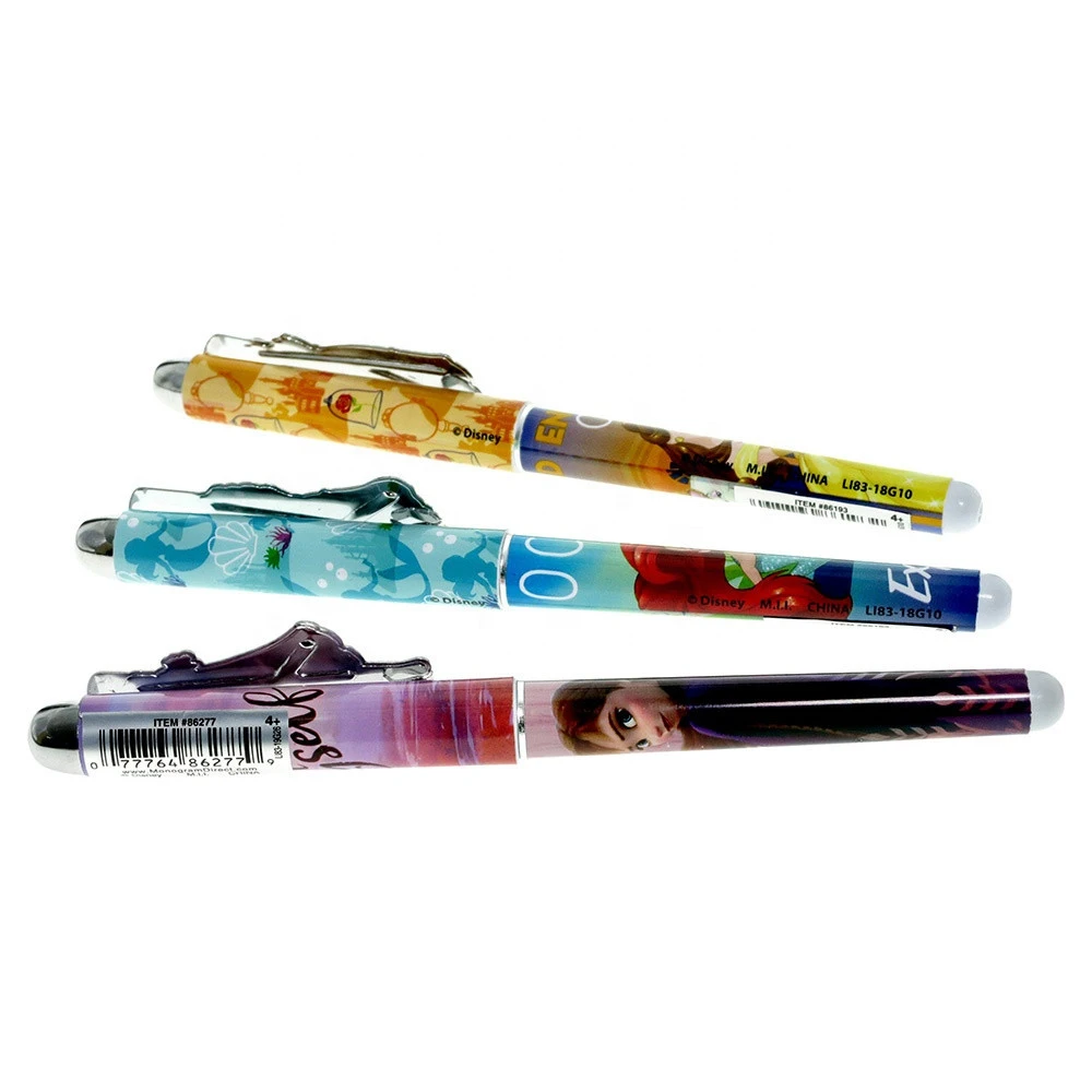PREMIUM COOL MULTI COLOR ABS INK METAL STATIONERY GIFT SCHOOL OFFICE DISNEY PRINCESS CLIP BALLPOINT PEN