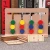 Import Preschool Wooden Montessori Toys Four Colors Game Color Matching Early Educational Training Teaching Aids Toys from China