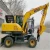 Import Price new 7.3ton excavator BD80W wheel excavatormodel from China