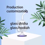 Production customization glass smoking shisha Arabian glass hookah pipe