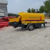 Professional manufacturer diesel engine trailer concrete pump for sale
