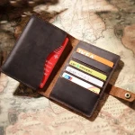 PU Luxury RFID Wallet Bag Woman Wholesale Purse Leather Zipper Wallet for Men Card Holder