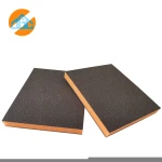 Pu sanding sponge pad 12 x 10 cm household cleaning emery sanding sponge pad
