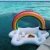 Import PVC customized inflatable cup holder rainbow cloud ice bucket drink cooler float for parties food and beverage cooler from China