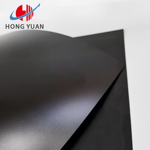 PVC plastic new material PVC matte black plastic sheets double side with matte