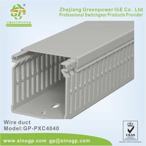 PVC Wire Duct Flame Retardant Slot Cable Duct