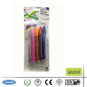 QA058 Fabric glitter glue pen