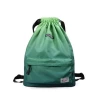 Quality Custom 420 D Polyester Nylon Drawstring Backpack Gym Bags String back pack Logo sport Cinch Sacks