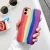 Import Rainbow Silicone Cases for iPhone 11 pro max XS MAX XR 7 8 Plus Matte Liquid Silicone Colorful Soft Back Cover from China
