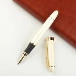 RCFO-019  Promotional Metal Jinhao Custom Logo Fountain Calligraphy Pens Medium Nib Office School Supplies