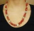 Import Red Corals, Turquoise Stones, Rope / Multi-Strand Necklace from Italy