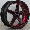 Red Milling 20" 22" 5*120 light truck Replica Concave Alloy Wheels