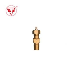 Refilled lpg gas cylinder brass gas valve for filling gas