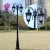 Import Residential cast iron garden lamp post lights pole outdoor from China
