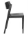 Import Restaurant Black wooden Chair Design stackable Leisure Dining Chair from China