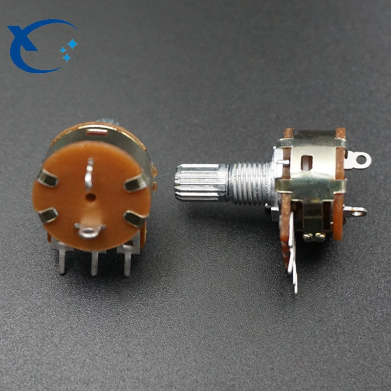 RK163NS 148 type rotary carbon film potentiometer with switch on/off 10k