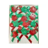 Rose Bows handcrafted ready to stick customized Christmas Decorations Made in India