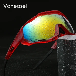 [RTS] One piece Lens men&#x27;s colorful windproof the abstract wire sunglasses ce outdoor sports cycling sunglasses custom glasses