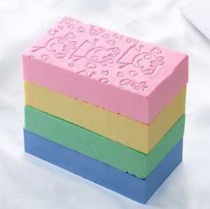 Rubbing sponge block Rubbing bath Cartoon Infant child Washing sponge
