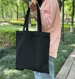 Ruicheng high quality custom womens canvas tote bag Fashion shoulder shopping bag Womens cotton tote bag for advertising