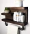Import Rustic Solid Wood Wall Floating Farmhouse Bathroom Wooden Organizer Rack Shelf With Towel Bar from China