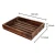 Import Rustic storge container food vegetable bread wooden slat breakfast dish tray display stand from China