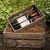 Import Rustic wooden storage box decorative storage box with handle wood farm crate from China