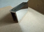 S-42 Shower Room Glass Door Frameless Zinc Alloy Glass Shelf Clips