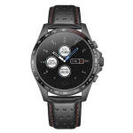 SANDA CK23 Hot Sale Men's Smart Health Blood Pressure Heat Rate Leather Touch Screen Android GPS Smart Watch