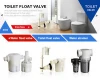 Sanitary ware fitting filling valve high quality toilet dual flush toilet float valve plastic toilet valve