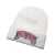 Import satin lined beanie hat pompom knitted beanie hat women solid color warm winter beanie knit hat from China