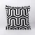 Import Savvy deco Ethnic Bohemian Boho Moroccan Style Black and White Macrame 100% Cotton Handmade  Embroidery Sofa Cushion Covers from China