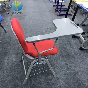 school training chair with writing tablet