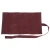 Import Scissor roll up in pure color handmade suede microfiber leather snap tool roll barber roll-up scissors pouch holder GZ factory from China
