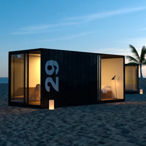 sea shipping container house living house 20 ft 40 ft mobile prefab shipping container house / office
