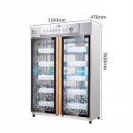 Selling Salon Best Price High Quality Portable Double Layer Hot Heating For Electric towel and clothes disinfection cabinet