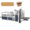 Semi Auto Carton Cardboard Box Flexo Folder Gluer Machine Gluing Machine Hot ProductAutomatic Customized Paper,wood CN;HEB