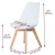 Import Set of 4 Dining Chair Retro Dining Room Set Table Chairs Home Office Wooden Legs from China