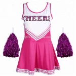 Sexy Cheerleader Dress highschool Cheerleader Costume glee cheerleader costume outfit W/POM POMS