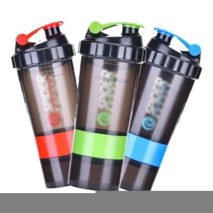 Shaker Bottle With Leak-Proof Lid Insulated 20-Ounce Shaker Bottle With Storage