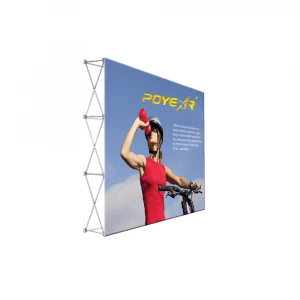 Shop 3X4/10FT Po  tension stretch advertising logo printed fabric pop up back wall booth banner display stands