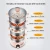 shopping TV best selling five layers stainless steel multi-function electric food steamer